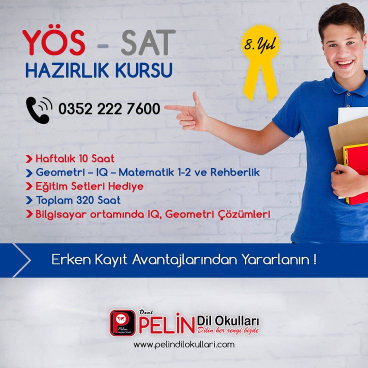 2018-2019 YÖS – SAT Hazırlık Kursu Kayıtları Başladı.